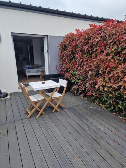 Studio Avec Terrasse Troarn Eksteriør billede